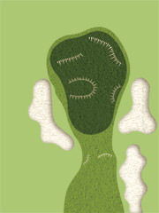 第4ホール グリーン