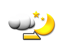 曇りのち夜晴れ